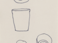 Cup drawing VI, 1974, cropped